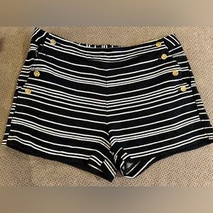 Banana Republic Navy and pinstripe White shorts